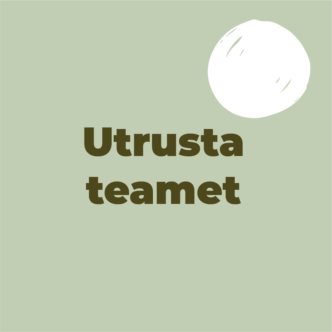 Utrusta teamet